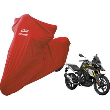 Imagem de Capa Para Moto BMW G 310 GS Postagem Imediata Com logo - Mz, Vermelha