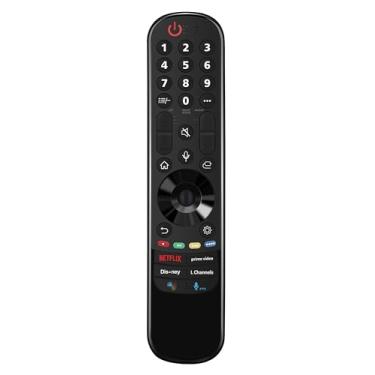 Imagem de MR22GA AKB76039901 Controle remoto mágico de substituição compatível com LG Smart TV, LED, QNED, OLED webOS TV 2022 OLED48A2PUA 55UQ7050ZUD 65UQ7050ZUD 75UQ7050ZUD 43UQ7590PUB 50UQ7050ZUD 7570PU. J