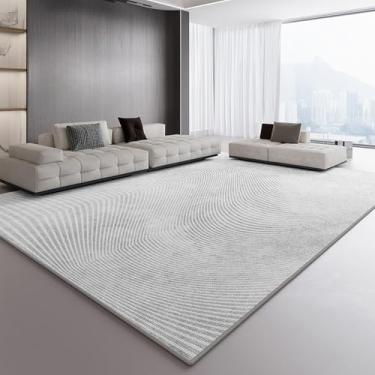 Imagem de Cor sólida Sala de estar Tapete Simples Fácil de cuidar Mesa de centro Tapetes Macios Grandes Quarto Tapete Listrado, AX017,2,H,300x400CM