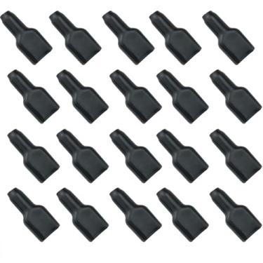 Imagem de CHENJIN Conector de alimentação de 20 peças, manga de borracha, conector macho e fêmea de alta corrente, emendas, bota de borracha, manga retardadora de chamas para gerador solar, estação de energia