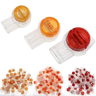 Imagem de Xhziy Vaktok 150Pcs Conectores de Linha Telefônica À Prova D'Água Portas de Emenda de Fio de Telefone de Dados (Uy/K1 50Pcs + Uy2/K2 50Pcs + Ur/K3 50Pcs)