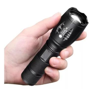 Imagem de Lanterna profissional tática t6 muito forte recarregavel - bazar do sa