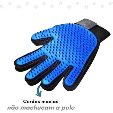 Imagem de Luva Removedora de Pelos Pet  Escova Magnética para Cães e Gatos - Gen
