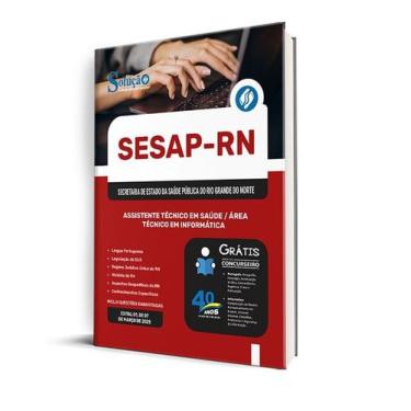 Imagem de Apostila SESAP-RN  - Assistente Técnico em Saúde - Área: Técnico em In