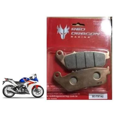 Imagem de Pastilha freio dianteira Sinterizada CBR 250R 2012 2013 2014 - Red Dra
