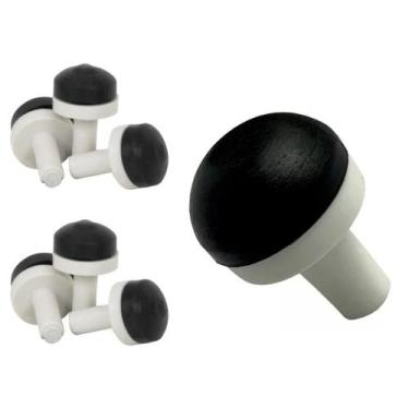 Imagem de Kit 7 Vedante Torneira Registro 1/2 Carrapeta PVC Borracha Para Reparo