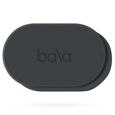 Imagem de Bala Sliders de cápsula para malhar, controles deslizantes de treino básico (carvão) - Sliders de exercícios de chão e planadores de fitness para agachamentos, pulmões e variações de flexão - Slides