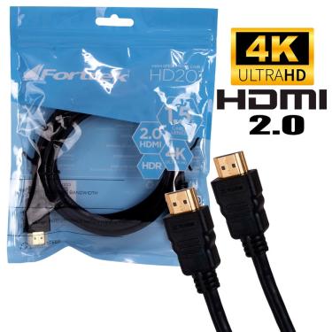 Imagem de Cabo hdmi 1.5 Metros Fortrek 2.0 Com Suporte 4K - HD201, 70590