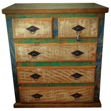 Imagem de Cômoda Rústica Full Em Madeira De Demolição - Cód 1712