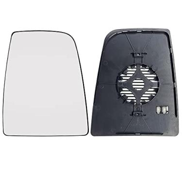 Imagem de Vidro espelhado aquecido do lado direito do passageiro em trânsito compatível com Ford Transit T150 T250 T350 potência direita espelho convexo vidro CK4Z17K707D