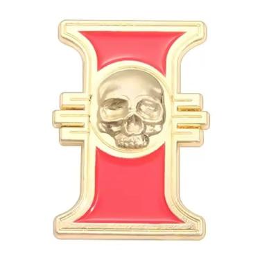Imagem de Inquisitorial Rosette Inquisitor Inquisition Crânio Símbolo Emblema Fantasia Jogo de Guerra Ícone 3,15 cm Esmalte Pin Badge, 1.25 Inches, esmalte, Esmalte