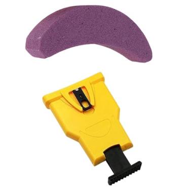 Imagem de ＡＷＨＡＯ Afiador de dentes de motosserra Ferramenta de amolador de serra com pedras de amolar para motosserras de 14" 16" 18" 20", Caixa Kraft