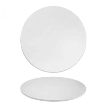 Imagem de Tampo Em Mdf 18mm Redondo 120 Cm - Laqueada Cor Branco