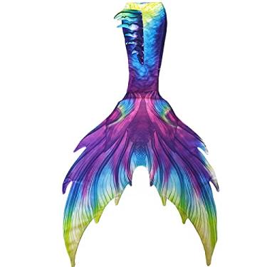 Imagem de Fabulous Mermaid Dress for Adult Women Men Mermaid Costume with no Flipper Beach Mermaid Swimsuits Bikini Sets