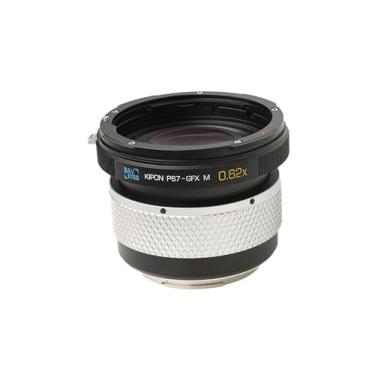 Imagem de KIPON Adaptador óptico redutor macro focal 0,62x com uso helicoide para lente de montagem de formato médio Pentax 67 compatível com câmera Fuji G Mount