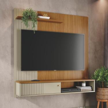 Imagem de Painel Tv 65 Polegadas Sintra Cumaru Opala