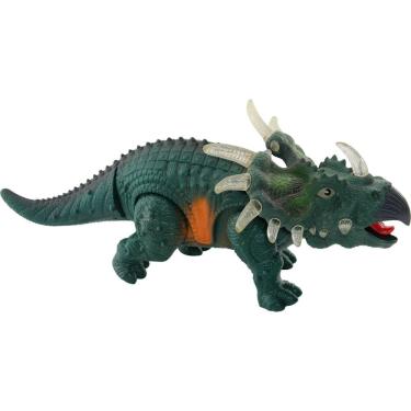 Imagem de Dinossauro Elétrico Tricerátops Com Movimento Som E Luz