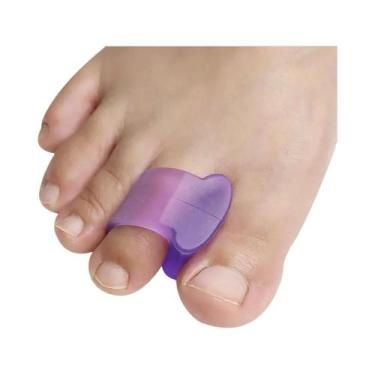 Imagem de Separadores De Dedo De Gel Macio, Corretor De Joanete, 2, 4, 10 Peças,