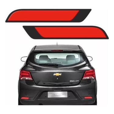 Imagem de Kit Adesivo Refletivo Do Para-Choque Traseiro Onix 20172018