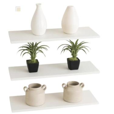 Imagem de Prateleira Flutuante 60x15 MDF madeira Montagem Fácil - Inffinity, Bra