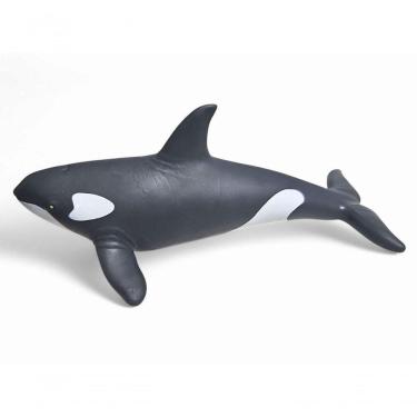 Imagem de Boneco Em Vinil Animal Brinquedo Super Realista Baleia Orca