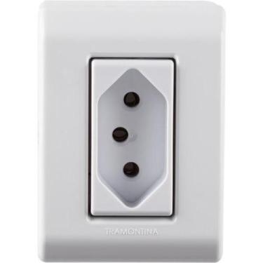 Imagem de Caixa de Sobrepor com 1 Tomada 2P+T 20 A 250 V Tramontina LizFlex Bran