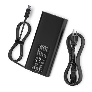 Imagem de ROLADA Adaptador de alimentação CA USB-C de 130 W compatível com Dell XPS 15 9500 17 9700 Latitude 7210 7310 7410 9410 9510 5420 5520 Precision 3550 3551 3560 5530 5550 57500 2 em 1 Cabo de