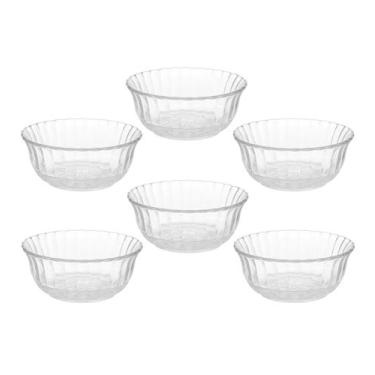 Imagem de Jogo de 6 Bowls para Sobremesa de Vidro Konia 240ml - Dumiat
