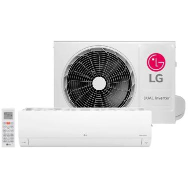 Imagem de Ar-Condicionado Split LG S3-NW09AA31D Wi-Fi AI Dual Inverter Voice 9.000 BTUs Quente e Frio 220V Branco
