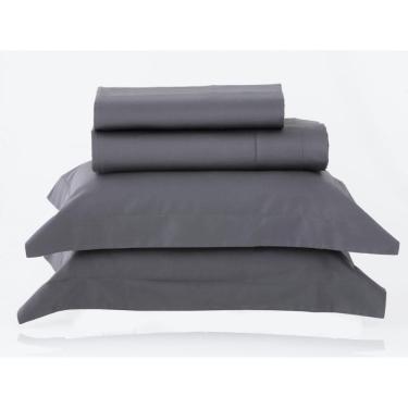 Imagem de Jogo De Cama 300 Fios Queen - 100%Algodão Egípcio Acetinado