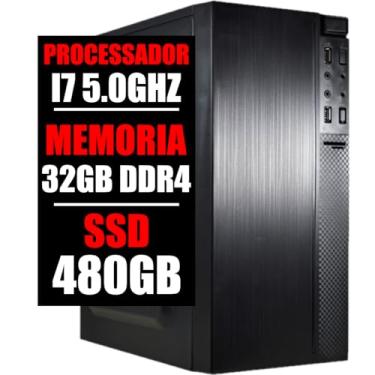 Imagem de Pc Computador Intel Core i7 10 Geração, 32Gb Ddr4, Ssd 480Gb (16GB DDR4)