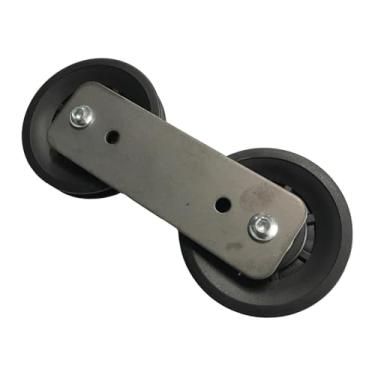 Imagem de menolana Polia de cabo de fitness com roda dupla premium, acessório de fácil instalação para exercícios em casa, academia e treinamento de força