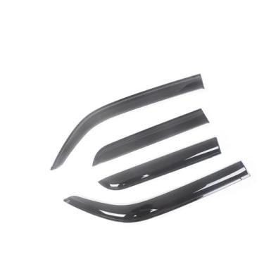 Imagem de GRJQRKHZ Defletor de janela lateral de carro para F&ord Freestar 2004-2008 Weathershied viseira de porta vento sol proteção chuva janela lateral defletores de vento