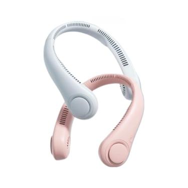 Imagem de Ventilador Portátil de Pescoço Recarregável USB Flexível Ventiladores Pendurados