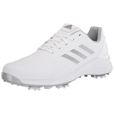 Imagem de adidas Tênis de golfe masculino ZG21, Calçado branco/calçado branco, 40