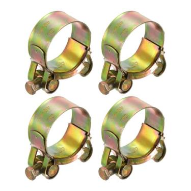 Imagem de 4 braçadeiras de mangueira de parafuso T, 40-43 mm/1,57"-1,69" faixa de identificação, braçadeira de admissão de mangueira de radiador de ferro para exaustão de caminhão