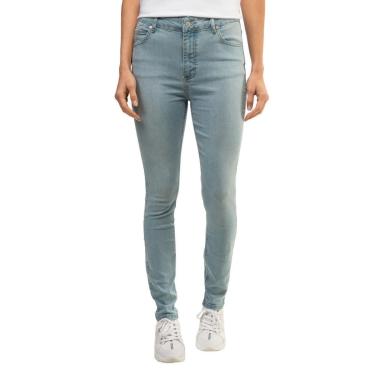 Imagem de Calça Jeans Skinny Cintura Alta Guess Azul Claro-Feminino