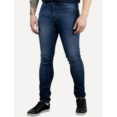 Imagem de Calça Reserva Jeans Masculina Skinny Águas de Goiás Azul Escuro-Masculino