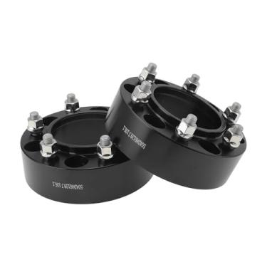 Imagem de INFINAUTO 2 peças 6x139,7 mm espaçadores de roda 106,1 mm M12x1,5 espaçador de roda centralizado espaçador de roda forjado para Toyota 4Runner 1989-2023 liga de alumínio 6061-T6