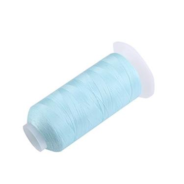 Imagem de Naroote Linha de Costura de Bordado que Brilha No Escuro para Bordado à Máquina 1000 Jardas Roxo Rosa Branco 150D / 2 Linha de Nylon 1 Carretel Adequado para Projetos Noturnos (3.000 jardas)