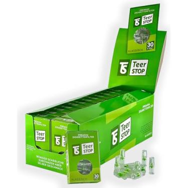 Imagem de TS Teer STOP Piteiras para cigarros 720 filtros para cigarros que removem alcatrão e substâncias químicas, pontas de filtro para cigarros sem BPA