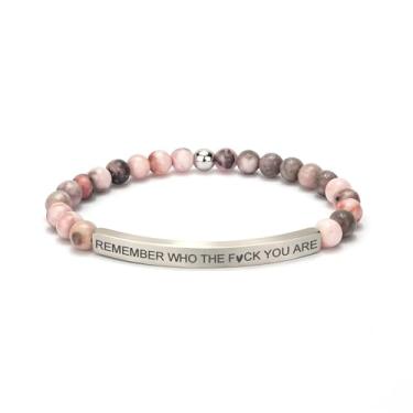 Imagem de cusurlove Pulseiras inspiradoras para mulheres, banhado a ouro 18 K, versículo bíblico cristão, joia de fé, presente religioso de oração de Jesus para mãe, irmã, amiga, Large, Aço inoxidável, Jaspe