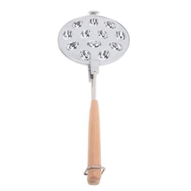 Imagem de Fabater Forma Antiaderente de Liga de Alumínio Com 12 Furos para Fazer Biscoitos de Nozes para Bolos Waffle de Ovo, Capacidade Espaçosa para Grandes Reuniões, Ideal para Eventos Familiares (Prata)