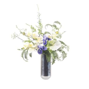 Imagem de Conjunto floral para festa, decoração de flores falsas, sala de estar, escritório, artesanato, buquê, jardim