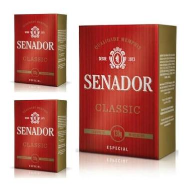 Imagem de Kit Com 3 Sabonete Senador Classic 130G Sabão Em Barra