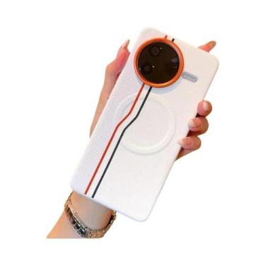 Imagem de Capa Magnética De Couro Em Fibra De Carbono Para Poco F7 Ultra F7Pro C