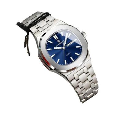 Imagem de Relógio De Quartzo Feminino Luminoso À Prova d'Água Em Aço Inoxidável,