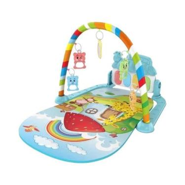 Imagem de Brinquedo De Fitness Para Bebês Recém-Nascidos, Piano Musical Com Peda