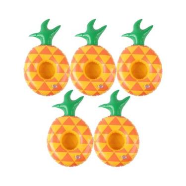 Imagem de Conjunto De Porta-Copos Infláveis Para Piscina, Bandeja Flutuante Para