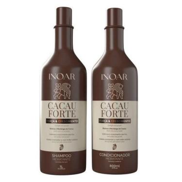 Imagem de Inoar Kit Cacau Forte Shampoo e Condicionador 800ml